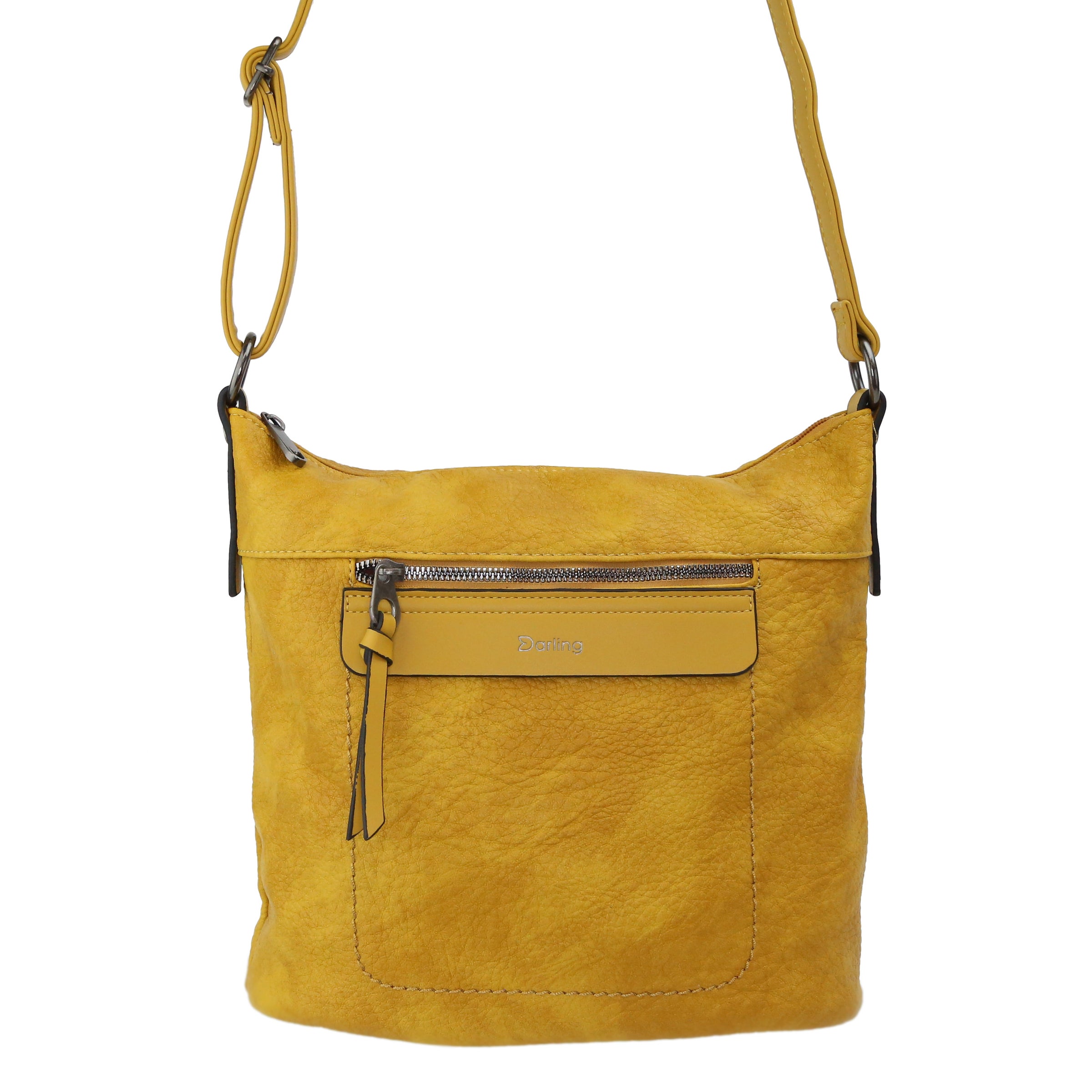 Vegan Leather Hobo Style Cross-body Medium Bag