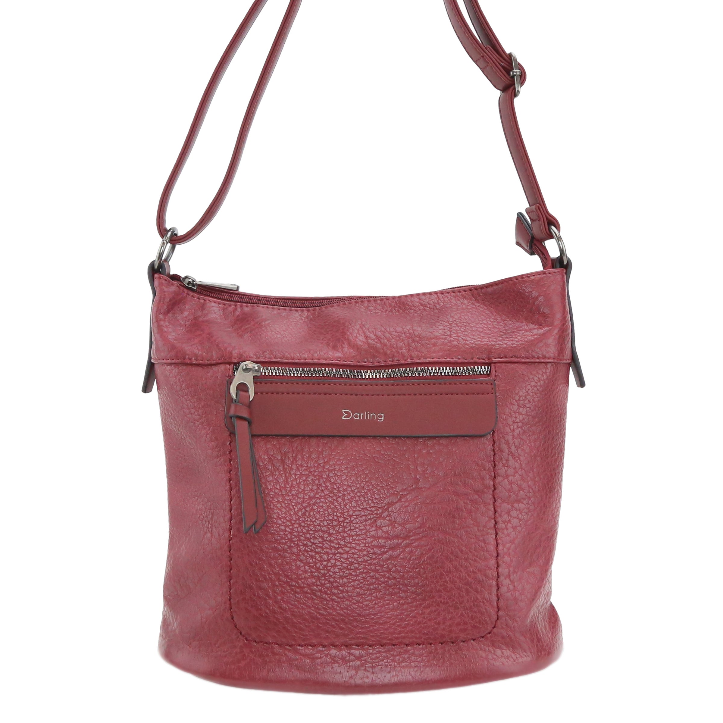 Vegan Leather Hobo Style Cross-body Medium Bag — supplier product photo