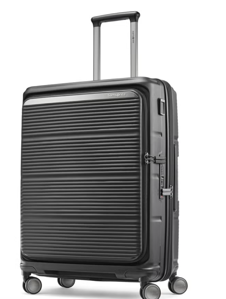Black Samsonite Paralux hardside spinner