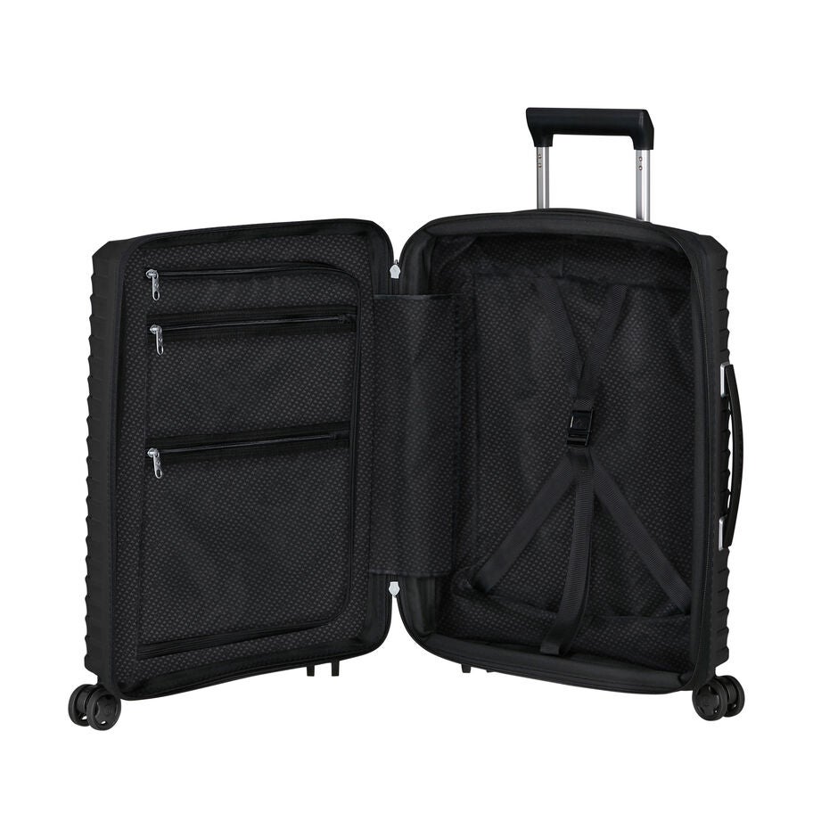Samsonite Upscape Spinner Carry-On — Black, detail view