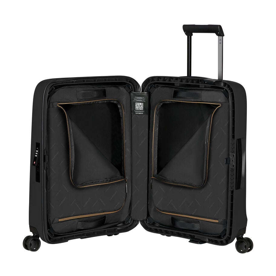 Samsonite Essens Spinner Carry-On — Graphite, detail view