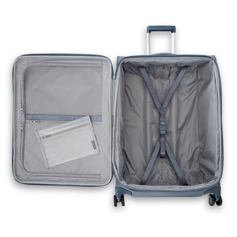 Samsonite UpLIFT Softside Spinner Large — Elemental Blue, detail view