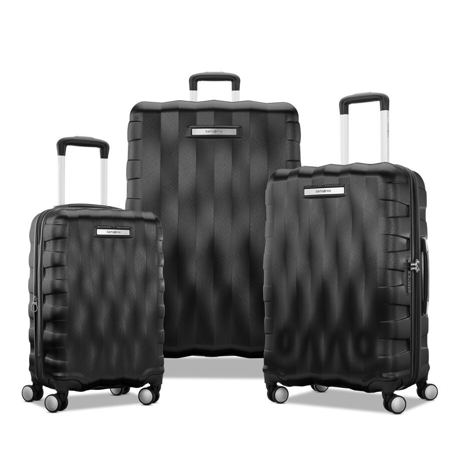 Samsonite Ziplite 6 3-Piece Set (CO/M/L) — Black