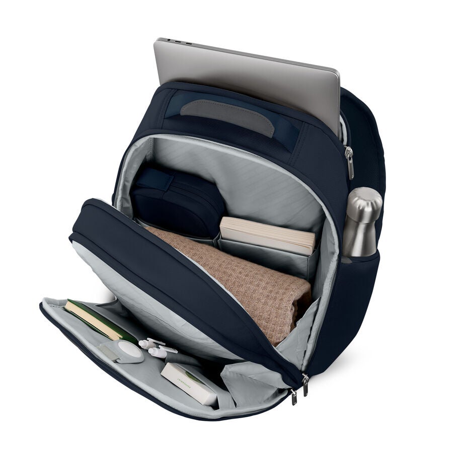 Samsonite Paralux Everyday Backpack — Midnight Navy, detail view