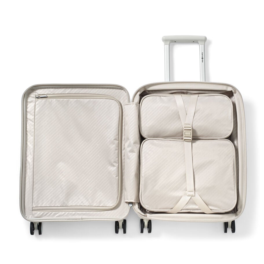 Samsonite Paralux Hardside Spinner Carry-On — Stone Grey, detail view