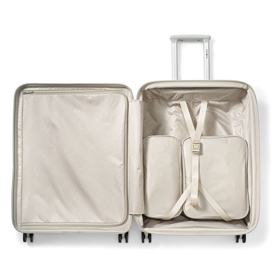 Samsonite Paralux Hardside Spinner Medium — Stone Grey, detail view